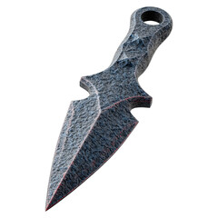 Tactical dagger with classic model concept. A detailed view of a traditional crafted knife or dagger.