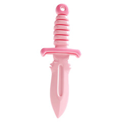 Tactical dagger with classic model concept. A playful pink toy dagger, perfect for children and party fun.