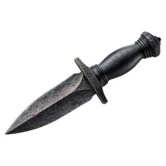 Tactical dagger with classic model concept. A detailed view of a traditional dagger with intricate design.