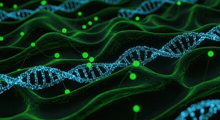 Abstract DNA Structure