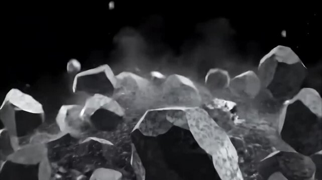 Coal Explosion in Super Slow Motion