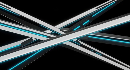 Abstract Intersecting Lines