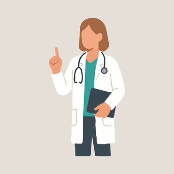 Confidențiat medical st&acirc;nd, z&acirc;mbind, cu un stetoscop