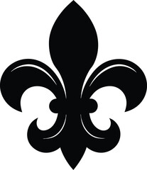 Fleur de lis vector, Fleur de lis silhouette icons set of floral elements.  © Smart Craft SVG