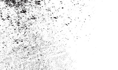 Speckle grain dot white paper noise texture with distress effect vector illustration pattern of grunge wall design. Dirty eroded vintage background 