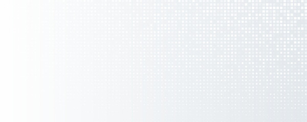 Abstract White Fintech Financial Technology Background Pixel Pattern. Abstract Business Technology Science Vector Background.