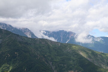 白馬 小遠見山の風景。