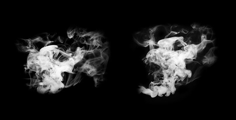 black smoke with fog and vapor background isolated png effect white coffee dust smoke cloud texture transparent clear abstract with shape magic background	


