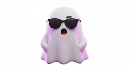 Cool ghost character illustration