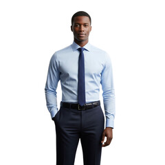 Fototapeta premium African american businessman isolated