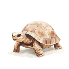 My Watercolor illustration with turtle painting isolated on a white background, illustration, AI painting design, vector set, eps format, My illustration design