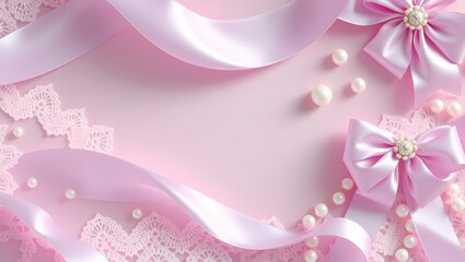 purple background with ribbon