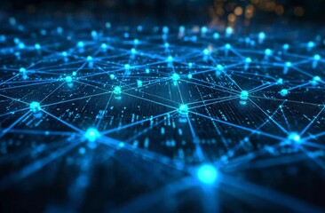 Obraz premium The proof of concept demonstrated through blockchain technology in social networking.