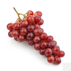 Fototapeta premium red grapes isolated on white