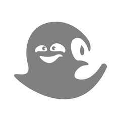 Ghost icon logo design