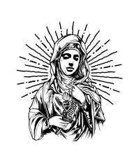 Professional vector illustration of guadalupe ori