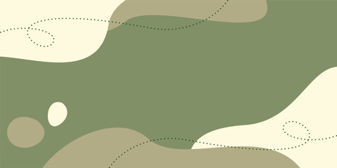 Green abstract trendy background. Free copyspace area design for greeting cards, posters, social media.