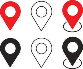 map pin vector logo template .Location Monitor symbol. Computer Screen sign,point illustration symbol,
