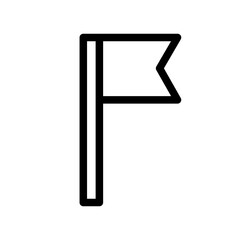 flag line icon
