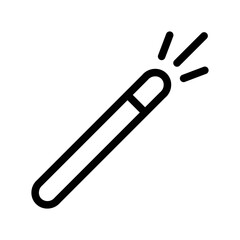magic wand line icon