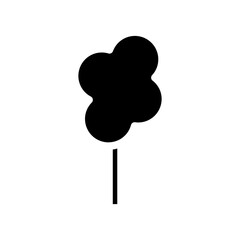 cotton candy glyph icon