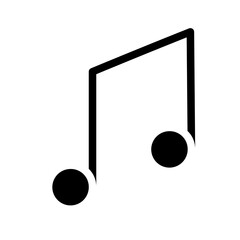 music glyph icon