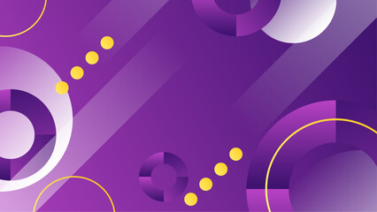 Abstract purple and gold geometric design suitable for backgrounds, posters, decor, textiles, and branding materials with a modern and elegant aesthetic.