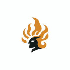 Fire god logo