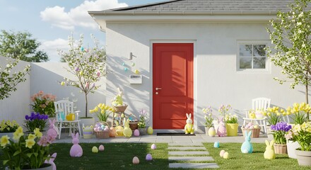 Athletic young man dribbling a basketball with intense focus on an outdoor streetball court at sunset. The player shows determination and skill during a game.