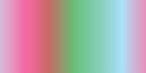 Soft Gradient of Pink, Green, and Blue with Smooth Transition