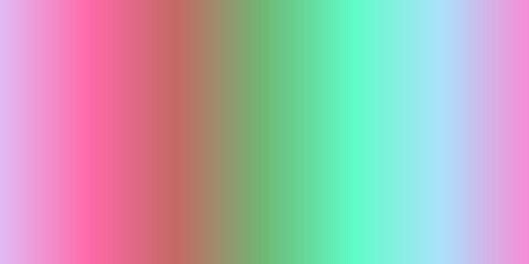 Gentle Pink to Green Gradient with Light Blue Accent