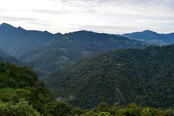 Paisaje de la barranca 2 en pueblo mágico, Zacatlán de las manzanas, Puebla, México