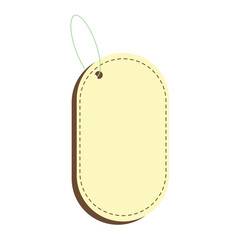Blank Price Tag with String for Merchandise