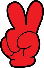 hand motion for showcard label 