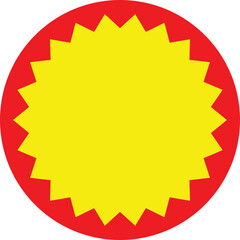 showcard label for shop