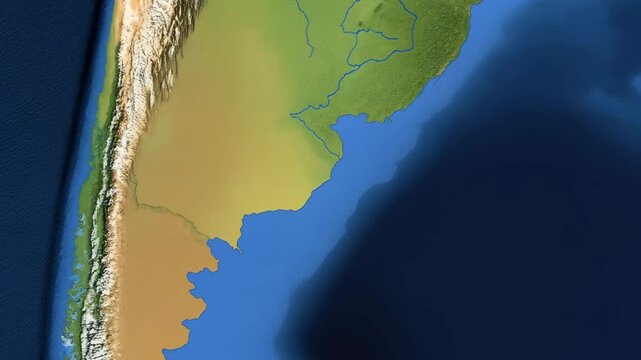 map of argentina