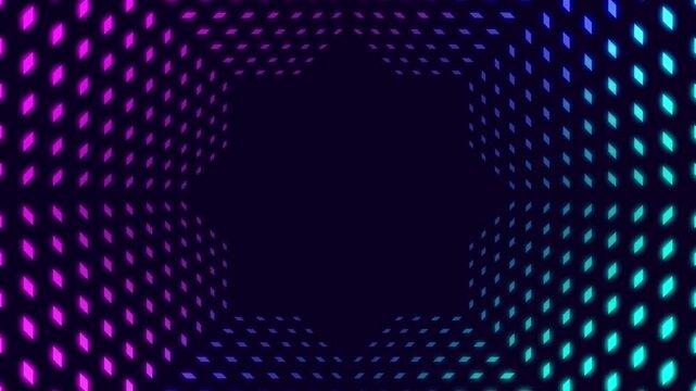geometric glowing motion seamles looping backround