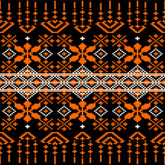 Abstract geometric ethnic pattern design. Aztec fabric carpet mandala ornament ethnic chevron textile decoration wallpaper. Tribal boho native ethnic turkey traditional embroidery vector background
