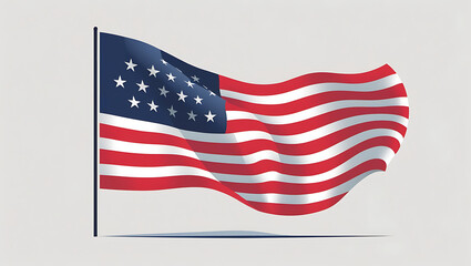 Fototapeta premium american flag vector illustration