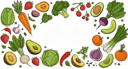 vegetables and fruits