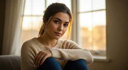 Woman by Window, Soft Light