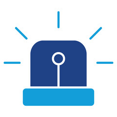 Emergency Dual Tone Icon Element For Design