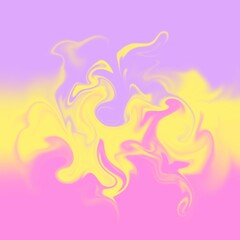 Obraz premium 3 colors distorted