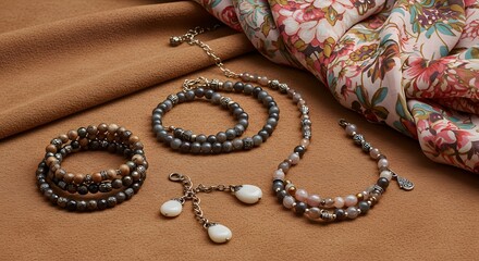 Elegant Beaded Jewelry Collection Necklaces, Bracelets, and Earrings