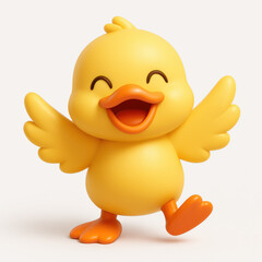 Obraz premium chicken 3D isolated on translucent