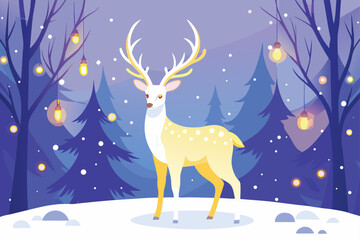 deer in the forest