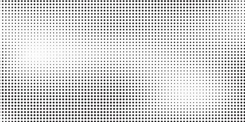 Dotted halftone gradient texture. Vanishing polka dot background abstract simple