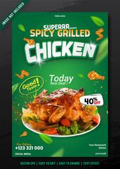 Special delicious food menu social media banner post template 2