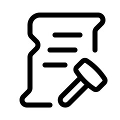 old testament icon with line style, perfect for user interface projects