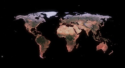 Satellite Image of Earth A Stunning Visual Representation of Our Planet's Diverse Geography and Topography